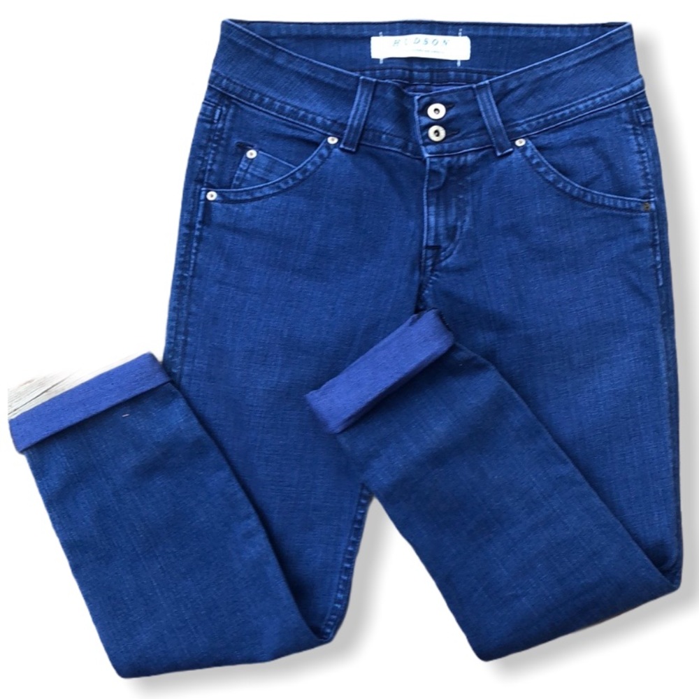 Hudson Blue Signature Flap Pocket Roy Skinny Jeans Size 27